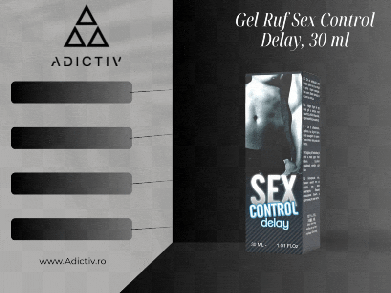 Gel Ruf Sex Control  Delay pentru Barbati – Control si Placere Prelungita 30 ml [1]