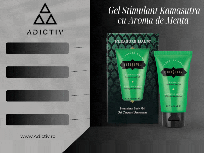 Gel Stimulant Kamasutra cu Aroma de Menta – Pentru Placere Intensa 50 ml [1]