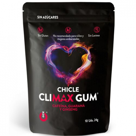 Cresterea libidoului - Guma de Mestecat WUG Climax Afrodisiaca, pentru Cupluri, Aroma Menta, 10 Unitati