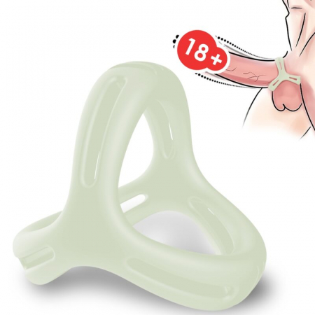 Inele penis - Inel pentru Penis Armony din Silicon Fosforescent