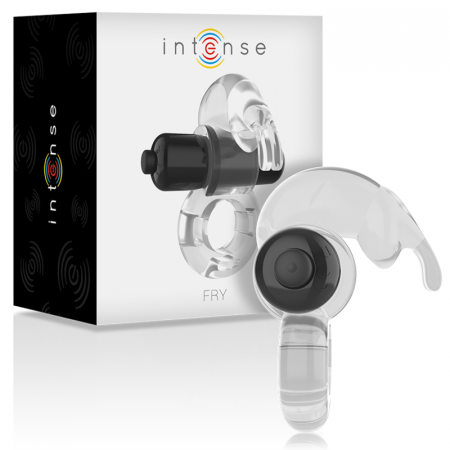 Inele penis - Inel Rabbit cu vibratii, Intense, din ABS, pentru stimulare clitoridiana si erectie prelungita