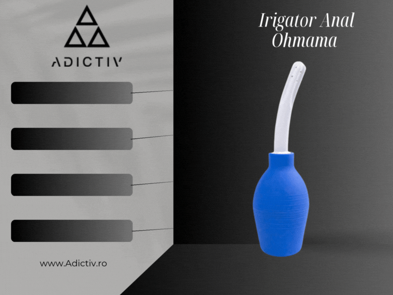 Irigator Anal Ohmama – Lavativ de Igiena Intima, 310 ml, Material Sigur [1]