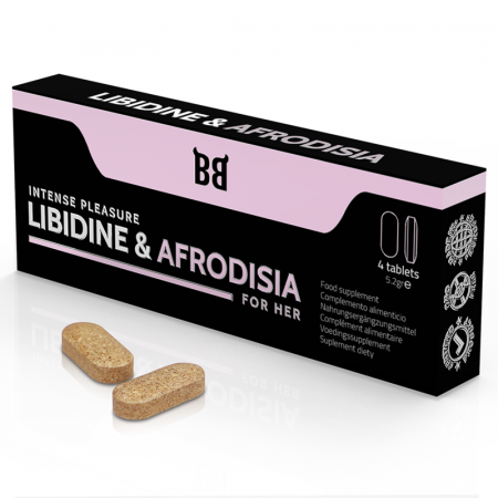 Capsule si suplimente - Capsule Black Bull Libidine & Afrodisia – Intensificator Natural al Placerii pentru Femei 4 buc