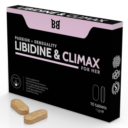 Capsule si suplimente - Capsule Black Bull Libidine & Climax – Supliment Natural pentru Cresterea Libidoului Feminin, 10 buc