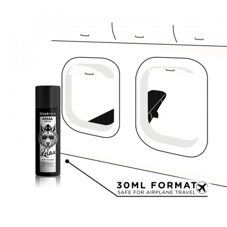 Lubrifiant Anal Black Hole - Relaxant si Dilatator, 30 ml [5]