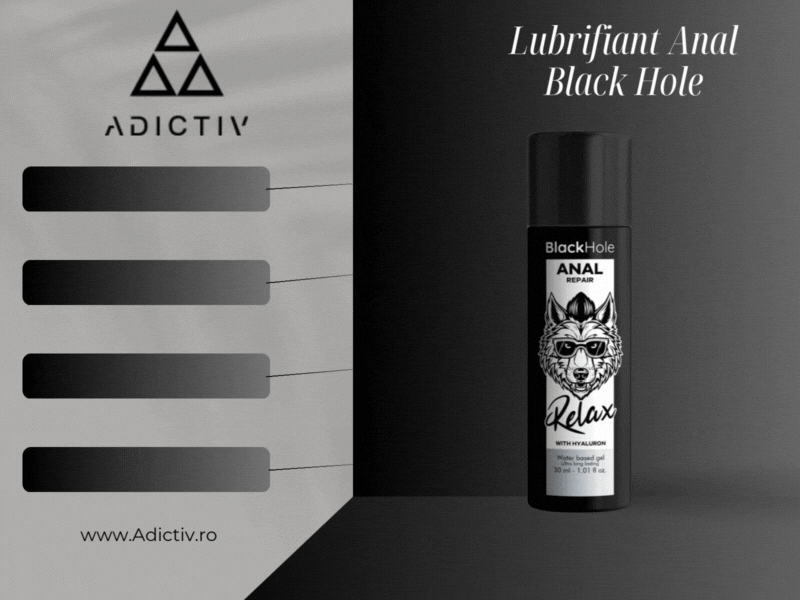 Lubrifiant Anal Black Hole - Relaxant si Dilatator, 30 ml [1]