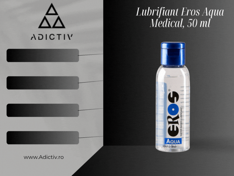 Lubrifiant Eros Aqua Medical, 50 ml, pe Baza de Apa, Hidratare si Alunecare Perfecta [1]