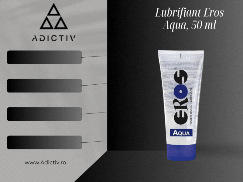 Lubrifiant Eros Aqua pe Baza de Apa 50 ml – Alunecare Perfecta si Hidratare Intensa [1]