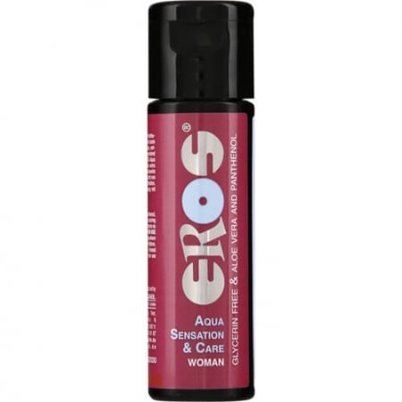 Lubrifianti - Lubrifiant Eros Aqua Sensation & Care Woman, pe baza de apa, pentru femei, 30 ml