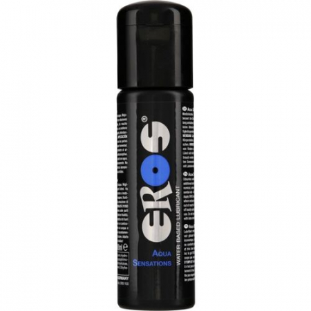 Lubrifianti - Lubrifiant Eros Aqua Sensations, pe baza de apa, efect racoritor, 100 ml