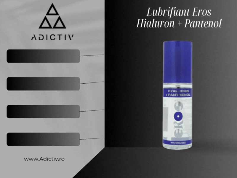 Lubrifiant Eros Hialuron + Pantenol pe Baza de Apa 100 ml [1]