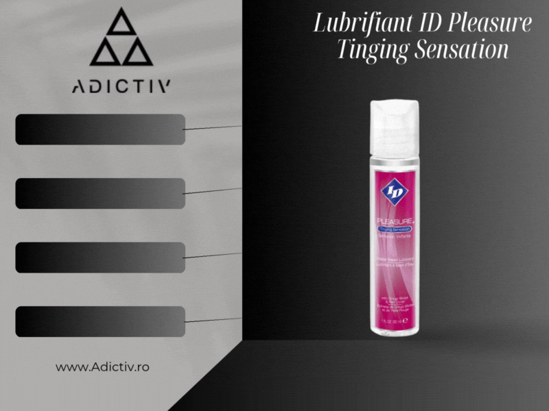 Lubrifiant ID Pleasure Tinging Sensation pe Baza de Apa, 30 ml – Stimulare Intensa si Lubrifiere Medicinala [1]