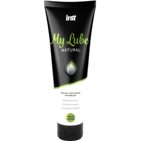 Lubrifianti - Lubrifiant Intt My Lube Natural, pe baza de apa, 100 ml