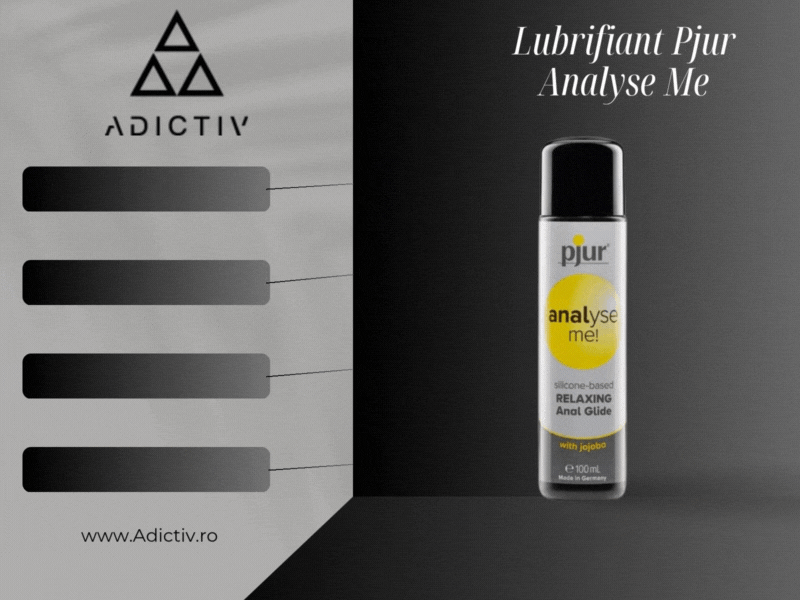 Lubrifiant Pjur Analyse Me pe Baza de Silicon pentru Relaxare Anala, 100 ml - Confort si Placere Intima [1]