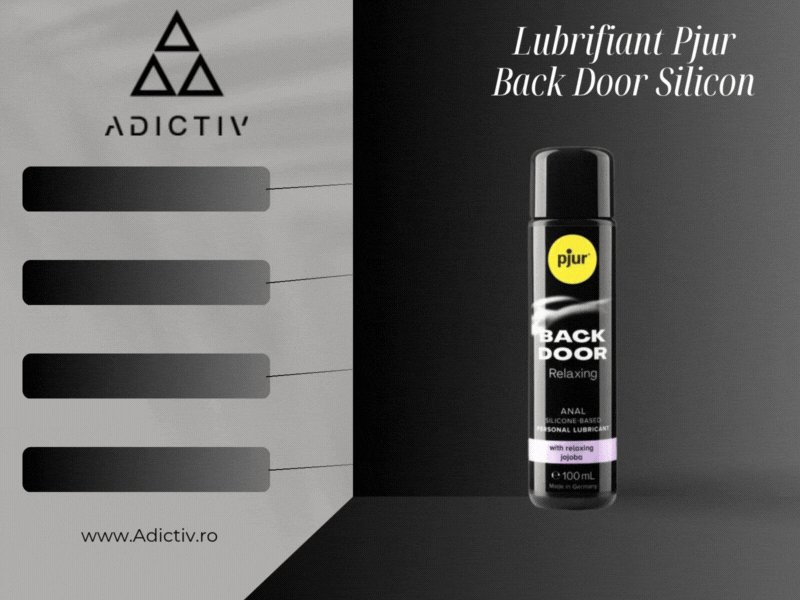 Lubrifiant Pjur Back Door Silicon, Jojoba, Relaxare Anala Intensa, 100 ml – Confort si Lubrifiere de Lunga Durata [1]