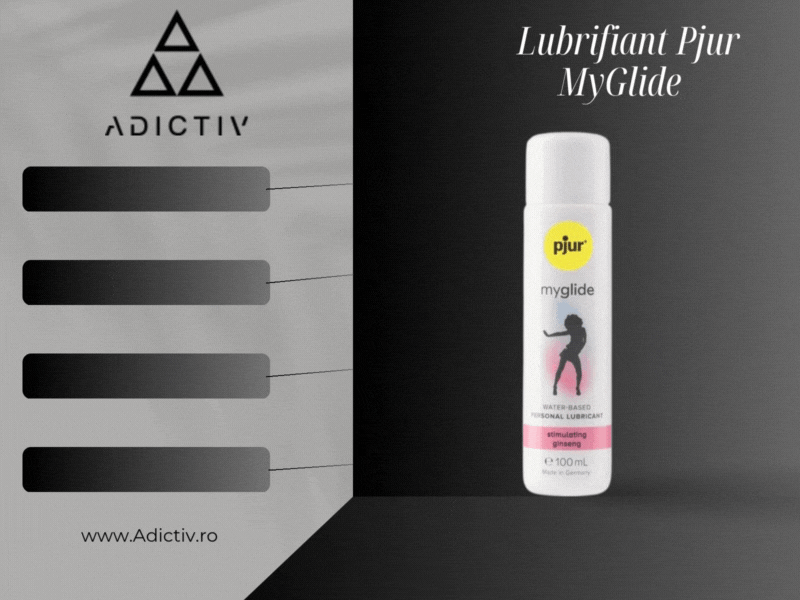 Lubrifiant Pjur MyGlide cu Efect de Incalzire pe Baza de Apa, Special pentru Femei - 100 ml [1]