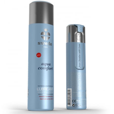 Lubrifianti - Lubrifiant Swede Aqua Comfort, 60 ml, Lubrifiere de Lunga Durata pe Baza de Apa, pH Echilibrat