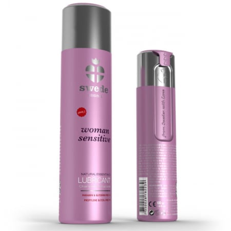 Lubrifianti - Lubrifiant Swede Woman Sensitive Natural, pe Baza de Apa, 120 ml, Confort si Protectie pentru Mucoase Sensibile