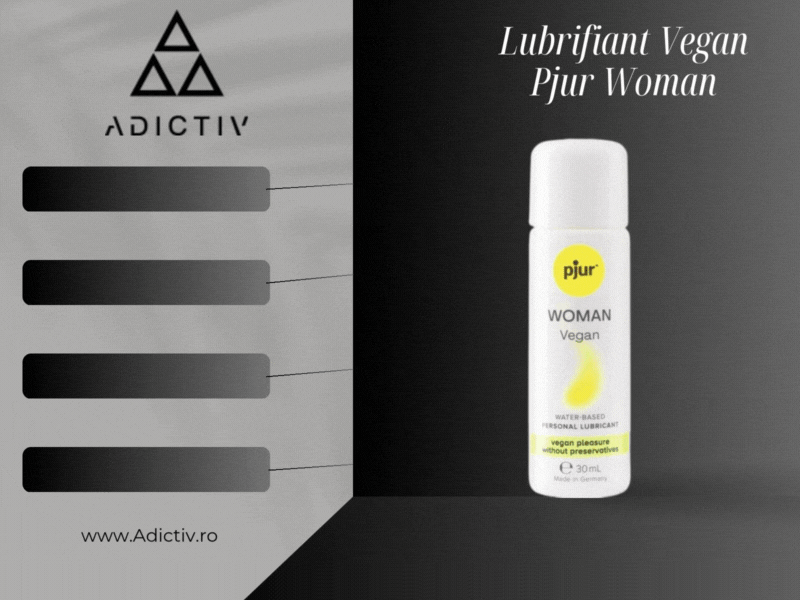 Lubrifiant Vegan Pjur Woman pe Baza de Apa pentru Femei - 30 ml, pH Echilibrat si Natural [1]