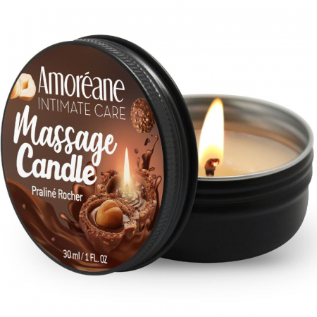 Masaj erotic - Lumanare pentru Masaj, Aroma Ferrero Rocher, 30 ml, Amoreane