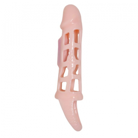 Manson Extensor pentru Penis cu Vibratie si Strap pentru Testicule - Pretty Love [3]