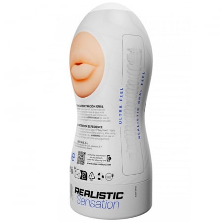 Masturbator Alive Flex Realist Gura, Marime L, 19 x 7,8 cm, din TPE Ultra Moale [3]