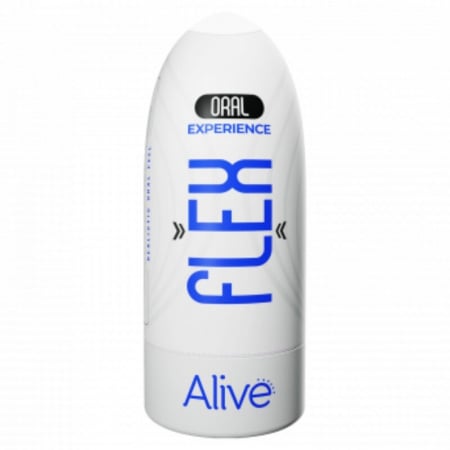 Masturbatoare - Masturbator Alive Flex Realist Gura, Marime M, 16 x 6 cm, din TPE