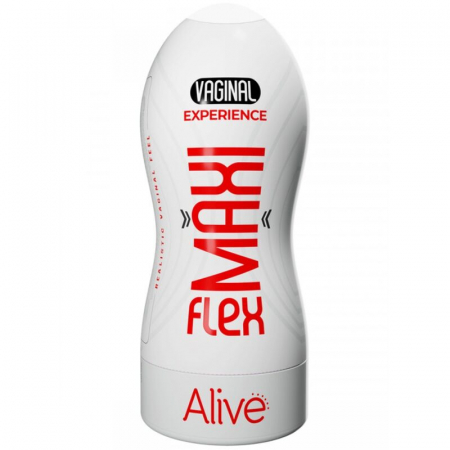 Masturbator Alive Flex Realist Vagin, Marime L, 19 x 7,8 cm, din TPE [5]