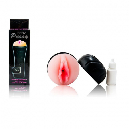Masturbator Baile realist, tip vagin, din TPR Ciberskin, texturat, cu capac de protecție [3]