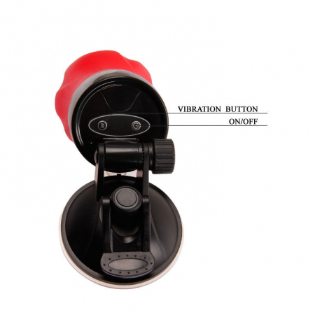 Masturbator Realist Crazy Bull Flora, 12 Moduri de Vibratii, Ventuza Puternica, 28,3 cm [7]