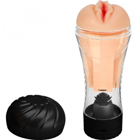 Masturbatoare - Masturbator Pretty Love Naomi cu Vibratie - Design Realist si Compact