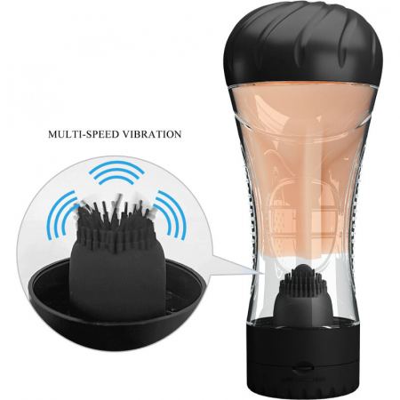 Masturbator Pretty Love Naomi cu Vibratie - Design Realist si Compact [4]