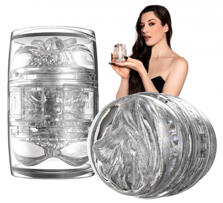 Masturbatoare - Masturbator Dublu Fleshlight Quickshot Stoya, Vagin și Anus, Transparent