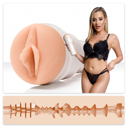 Masturbatoare - Masturbator Fleshlight Blake Blossom, design realist, textura naturala, vagin, 100 mm