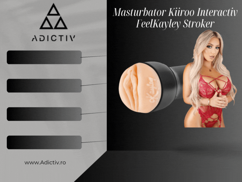 Masturbator Kiiroo Interactiv FeelKayley Stroker - Inspirat de Kayley Gunner [1]