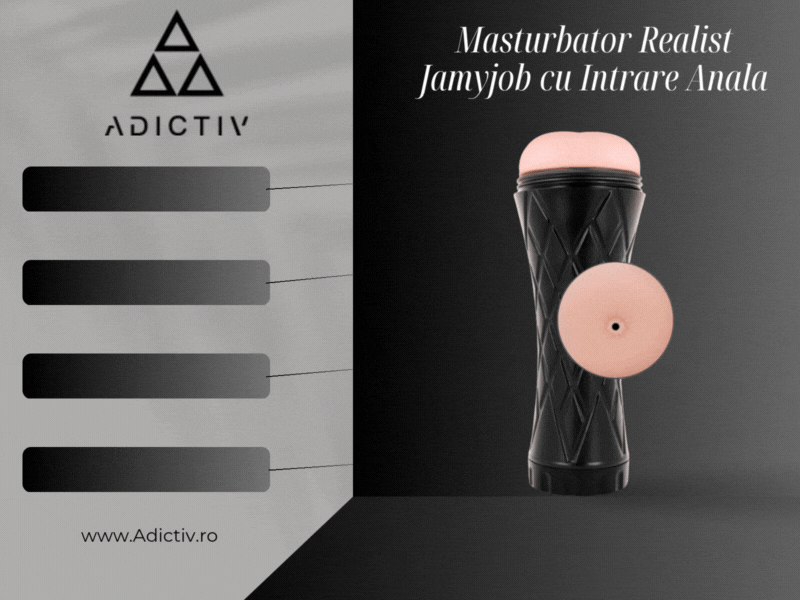 Masturbator Realist Jamyjob cu Textura  Interna si Intrare Anala – Placere Intensa si Usor de Curatat [1]