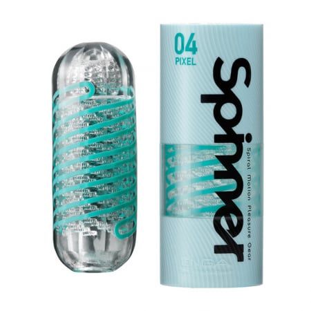 Masturbator TENGA SPINNER 04 PIXEL - Stimulare Spiralata Unica cu Noduri Delicate [3]