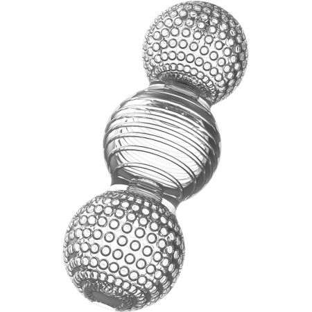 Masturbatoare - Masturbator Transparent JAMYJOB TENSEK 2 cu Design Realist si Material TPE ULTRASKYN