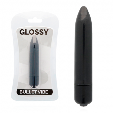 Vibratoare clasice - Mini Vibrator Glossy Thin Negru