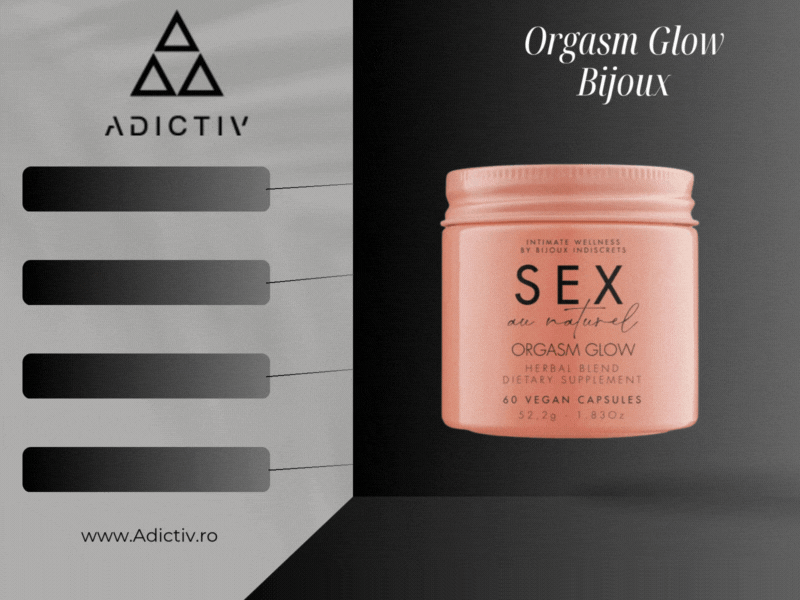 Orgasm Glow – Supliment Alimentar pentru Cresterea Libidoului Natural, 60 Capsule Vegane [1]