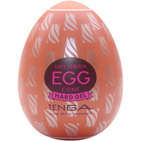 Masturbatoare - Ou Masturbator Tenga Egg Cone, Material Elastic, Dimensiuni 53x70 mm