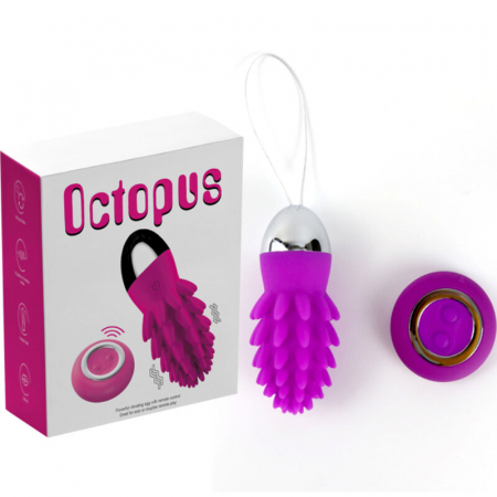 Ou Vibrator Armony Octopus, cu Vibratii, din Silicon Mov, cu Telecomanda [5]