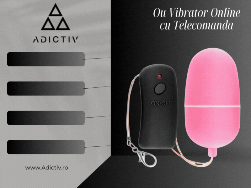 Ou Vibrator Online cu Telecomanda, 10 Functii de Vibratie si Design Discret pentru Cupluri [1]