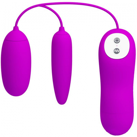 Jucarii sexuale - Ou vibrator Pretty Love Irma Dublu 12 Moduri de Vibratii