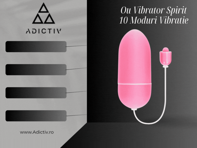 Ou Vibrator Spirit 10 Moduri Vibratie, Rezistent la Apa, Silicon Moale – Placere Intensa [1]