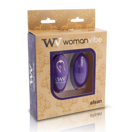 Ou Vibrator Womanvibe Alsan cu Telecomanda Silicon Lila [3]