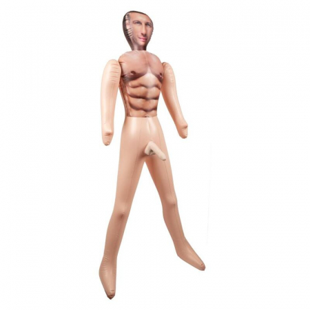 Papusa gonflabila Personal Trainer Love Doll de la CalExotics, din PVC, cu design realist si dong texturat [4]