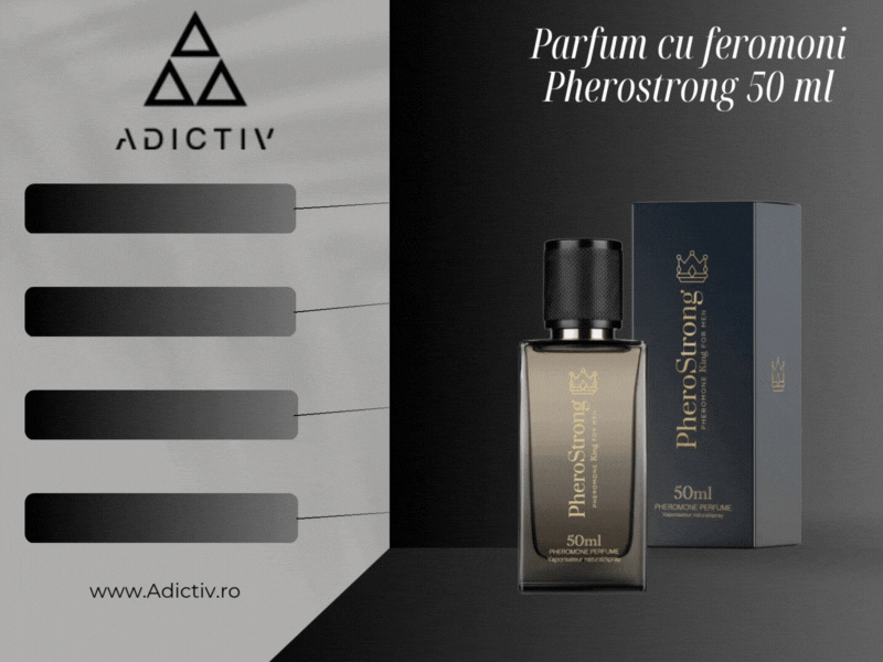 Parfum cu feromoni Pherostrong pentru barbati, aroma lemnos-aromatica, 50 ml [1]