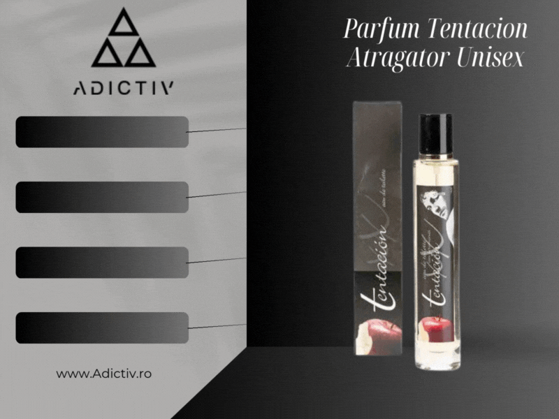 Parfum Tentacion Atragator Unisex cu Feromoni – Seductie si Eleganta pentru El si Ea 55 ml [1]