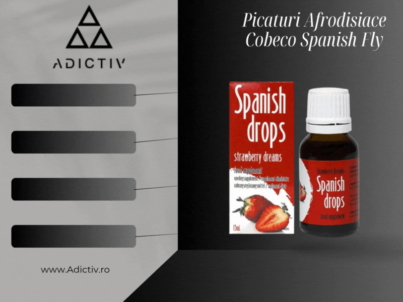 Picaturi Afrodisiace Cobeco Spanish Fly cu Aroma de Capsuni Unisex 15 ml – Intensifica Pasiunea si Dorința [1]